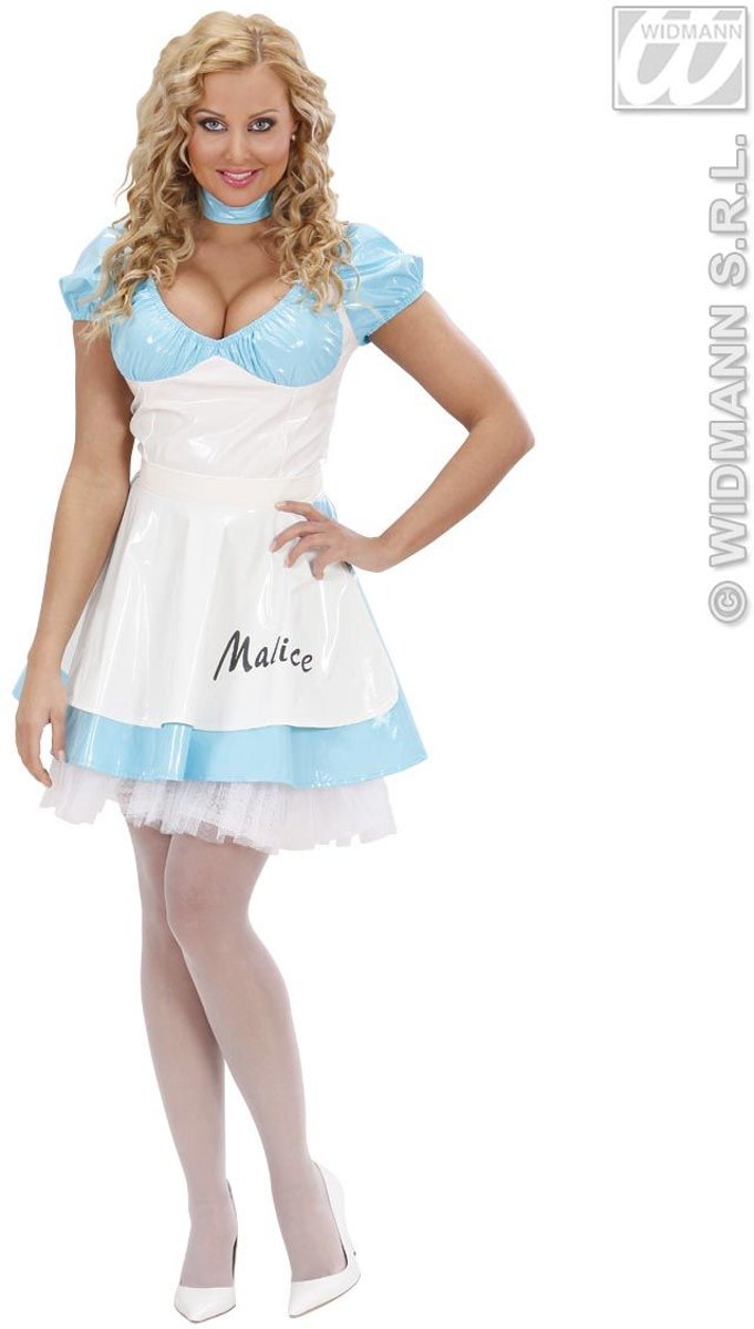Alice In Wonderland Kostuum | Sexy Malice In Wonderland Kostuum Vrouw | Large | Carnaval kostuum | Verkleedkleding